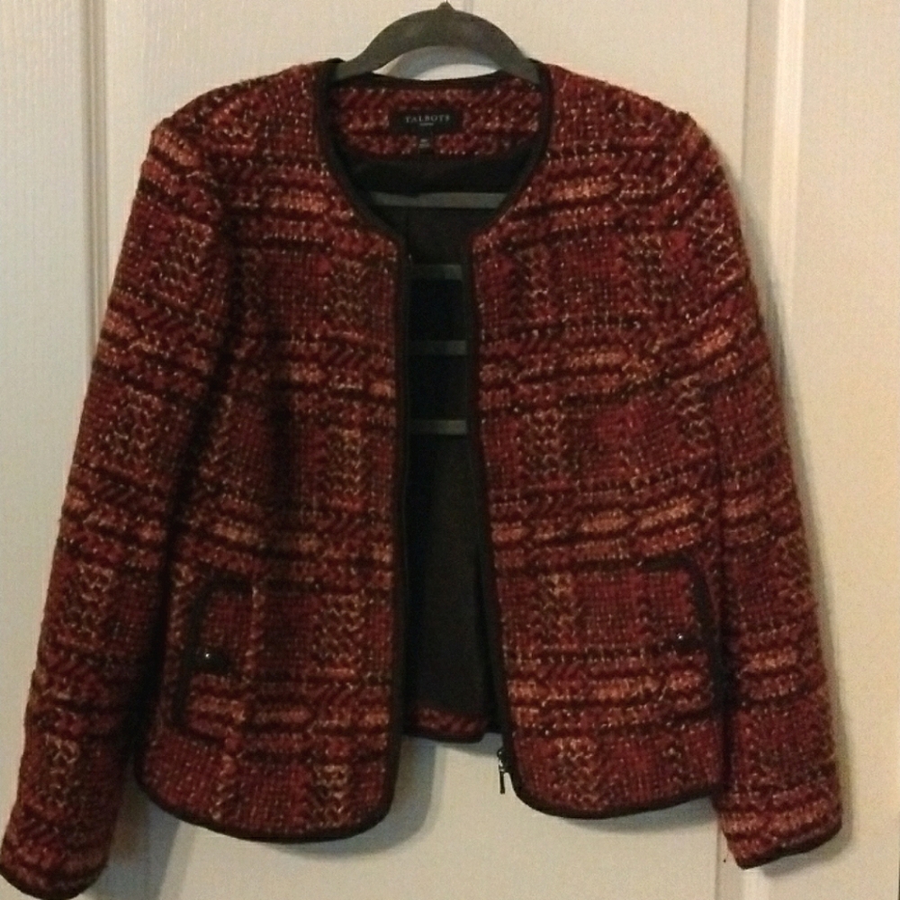 Tweed jacket Talbots